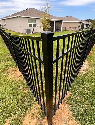 iron rod fencing project